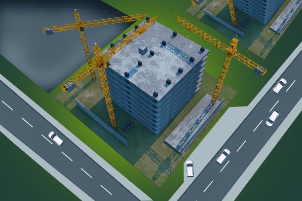 上面的建筑工地图片下载