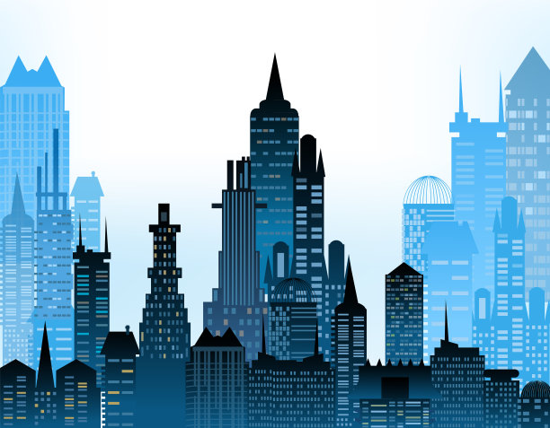 现代城市背景图片下载