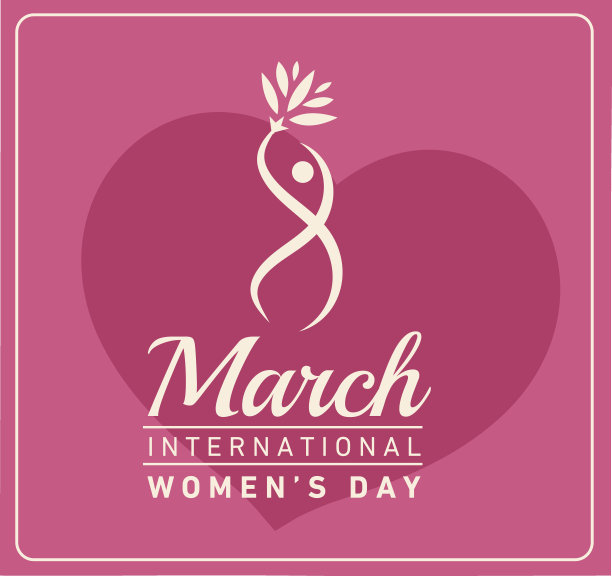 祝你妇女节快乐。矢量图图片下载