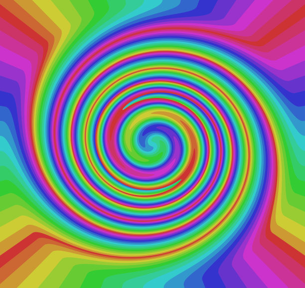 七彩彩虹抽象背景图片下载