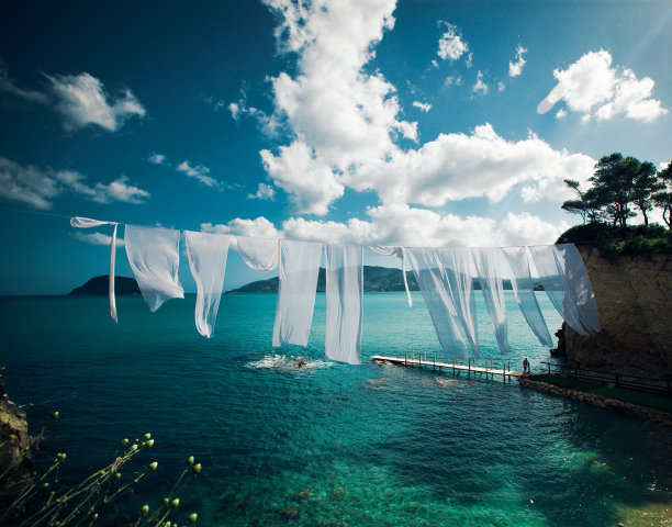 希腊的一个小岛，扎金索斯图片下载