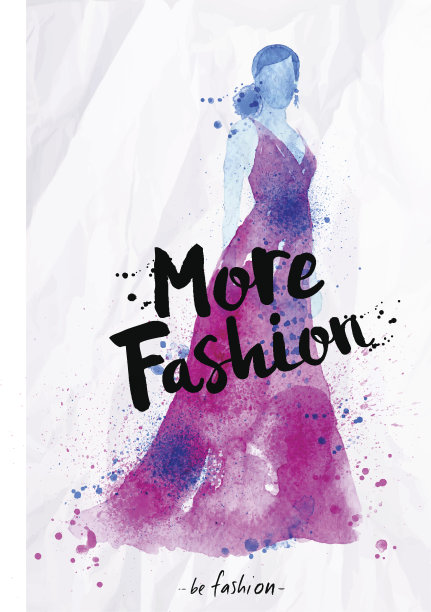 水彩海报字体更时尚图片下载