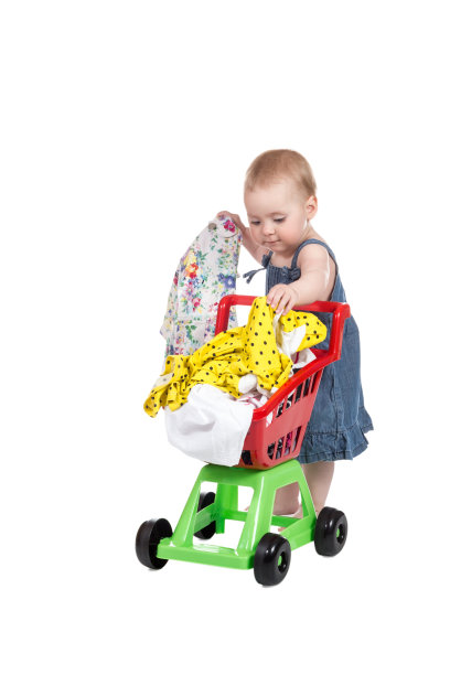 儿童推购物车图片下载