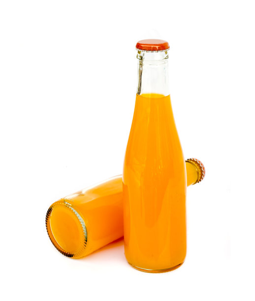 一瓶橙汁。图片下载