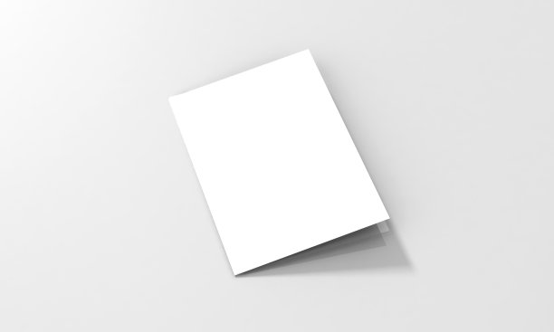 三折A5宣传册模型图片下载