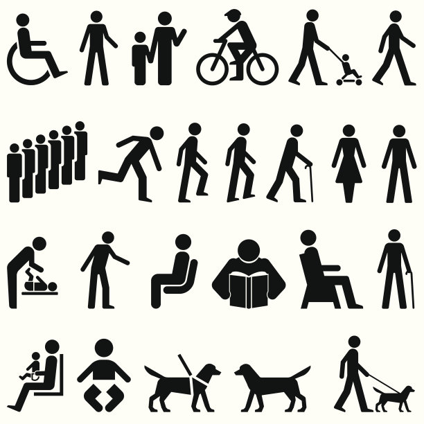 人轮廓集合图片下载