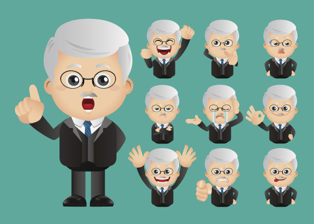 可爱的套装-套装的商人图片下载