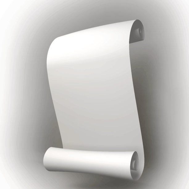 白纸，卷轴，一卷卷纸图片下载