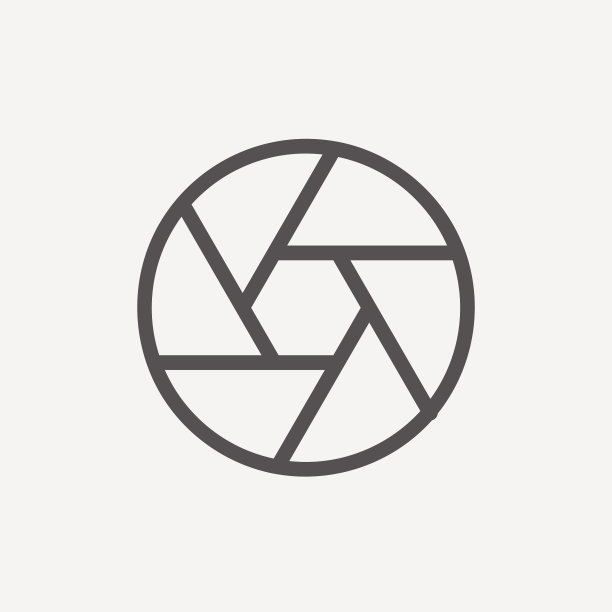 相机快门细线图标图片下载