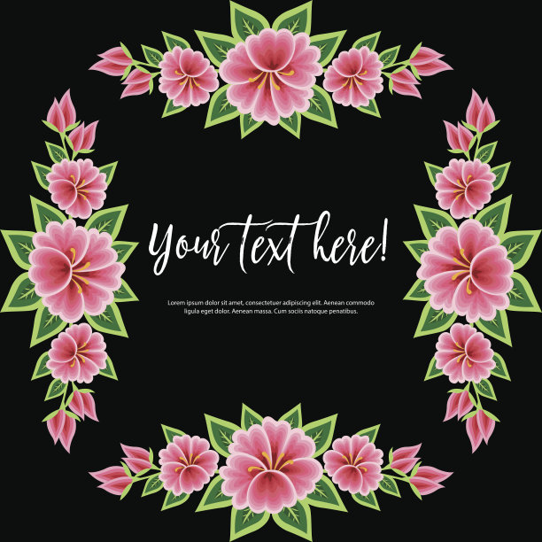 花框架-墨西哥刺绣风格图片下载