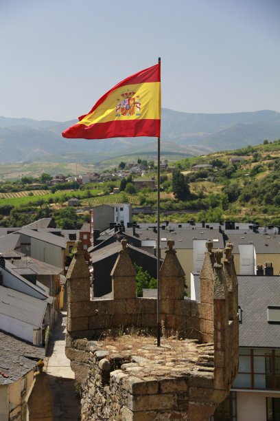 西班牙国旗-庞菲拉达图片下载