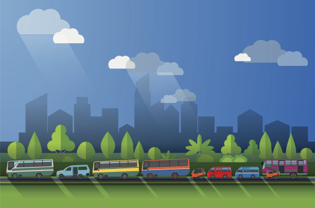 公共交通图片下载