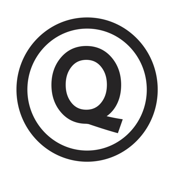字母Q图标插图设计的基础字体图片下载