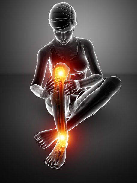 腿部关节疼痛图片下载