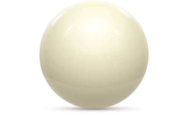 在白色背景矢量上孤立的白球图片下载