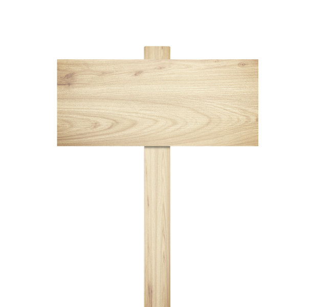 木制的孤立的迹象图片下载