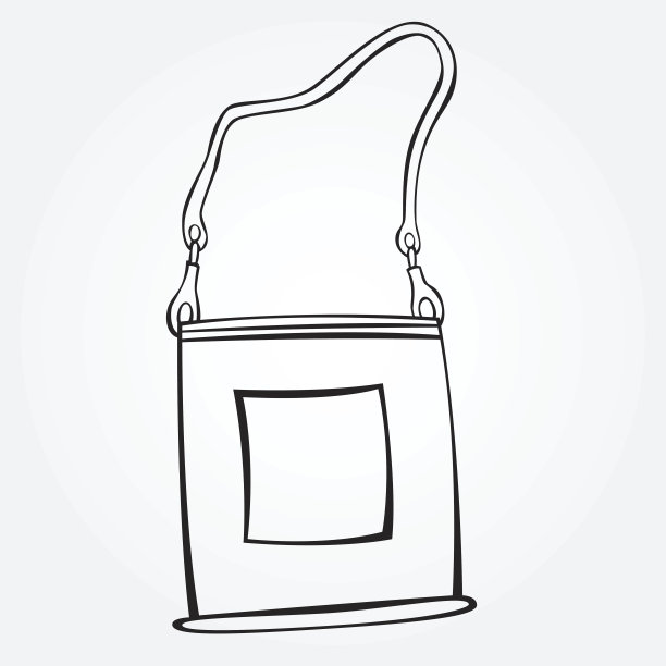 向量程式化的袋子图片下载