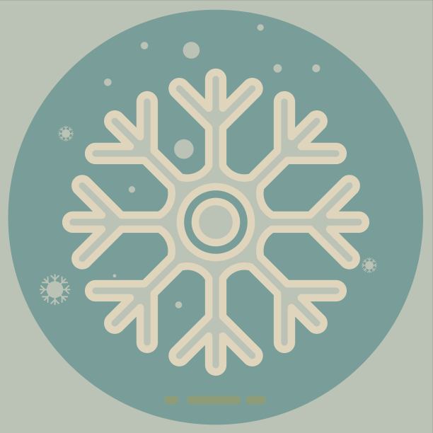 注意标志与长影子图标。简单的圆形图标图片下载