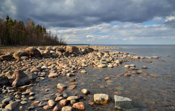 拉多加湖海岸图片下载