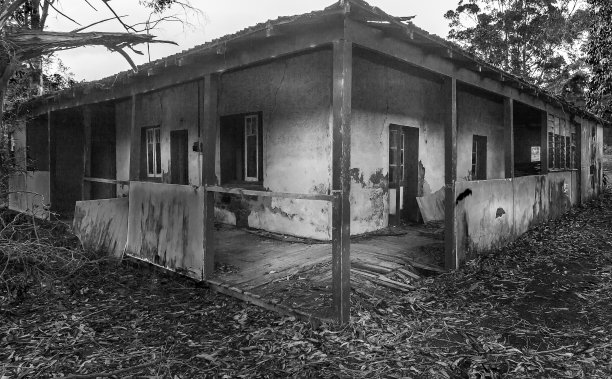 被遗弃的房子角落图片下载