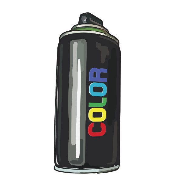 气雾剂涂料圆筒图片下载