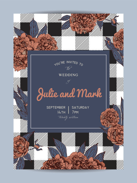 植物邀请集装饰牡丹图片下载