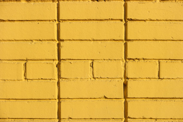 黄色砖墙纹理图片下载