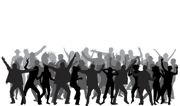 跳舞的轮廓图片下载