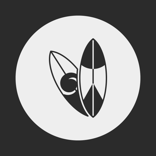 冲浪板图标图片下载