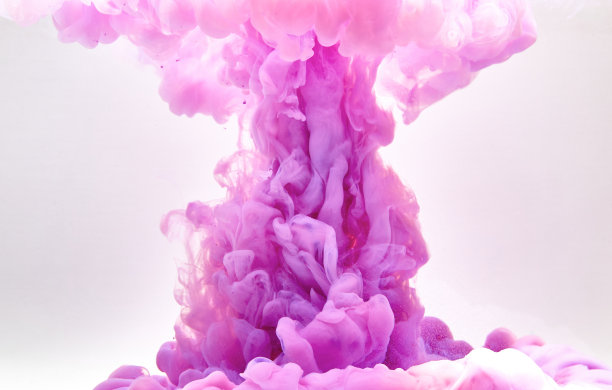 紫粉墨烟云水图片下载