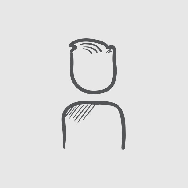 男子素描图标图片下载