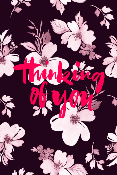 水彩贺卡花。图片下载