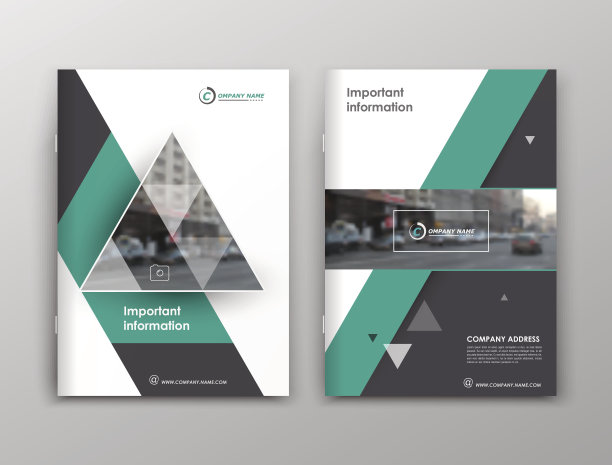 业务信息卡片。技术手册封面设计。高科技横幅框架。标题页模型集。现代矢量首页艺术。城市街道道路纹理。绿线图图标。广告传单文字字体图片下载