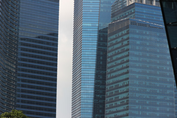 新加坡摩天大楼外墙图片下载