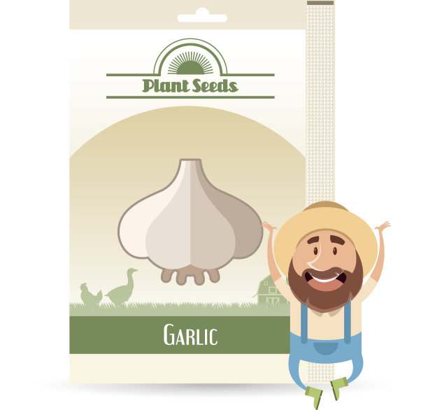 包装大蒜种子图标图片下载