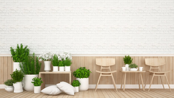 咖啡厅或餐厅的生活区图片下载