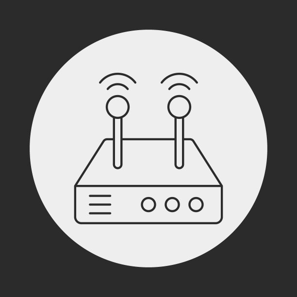 无线线条图标图片下载