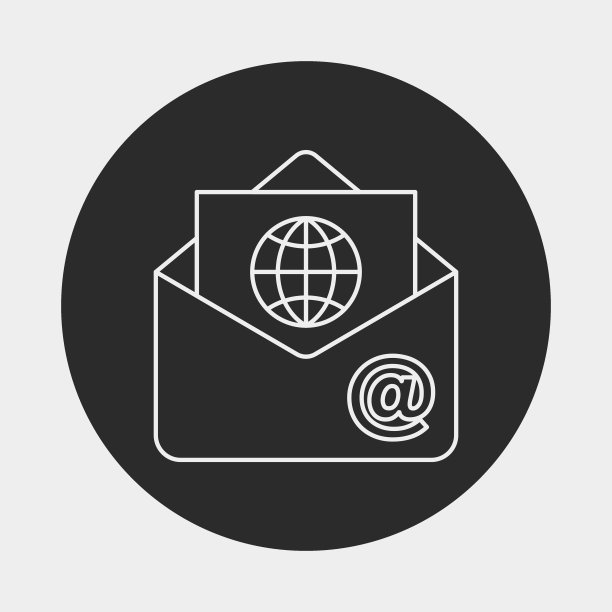 办公邮件线性图标图片下载