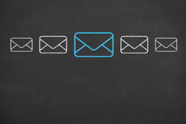 电子邮件画黑板工作图片下载