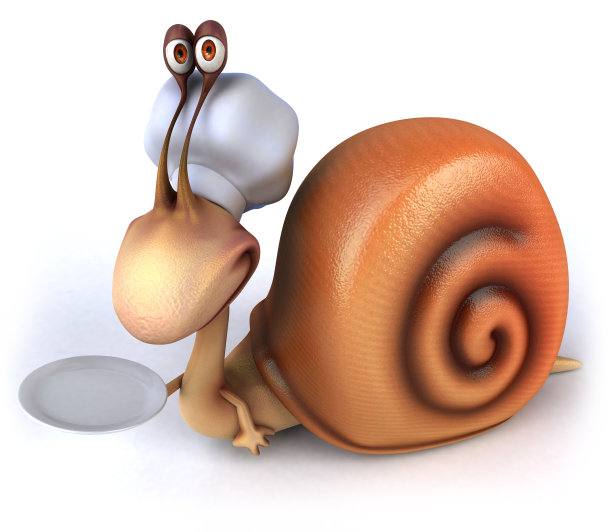 有趣的蜗牛图片下载