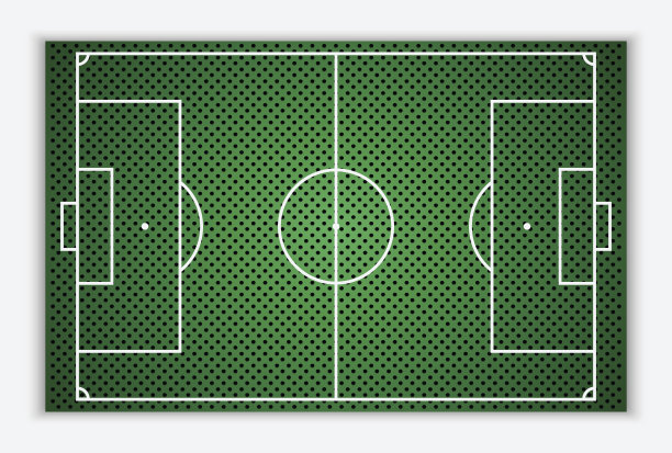 足球场-矢量插图图片下载