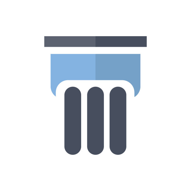 古柱图标颜色单调图片下载