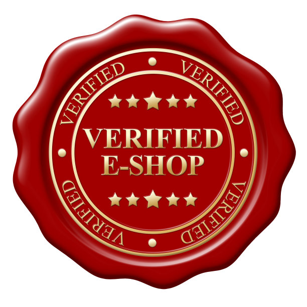 红色腊印与文字验证主题在白色背景图片下载