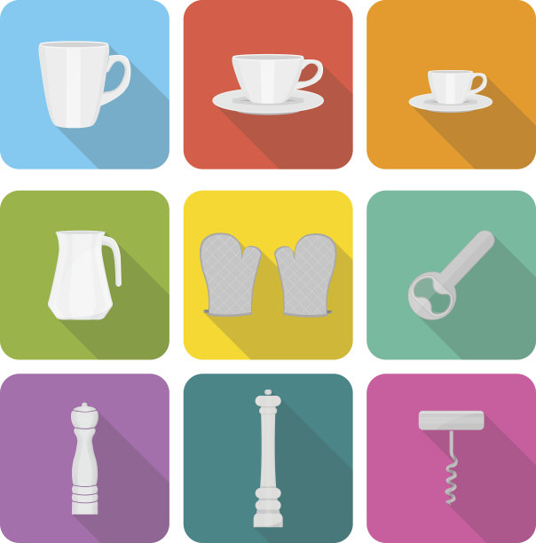 家用电器图标在平面设计集1图片下载