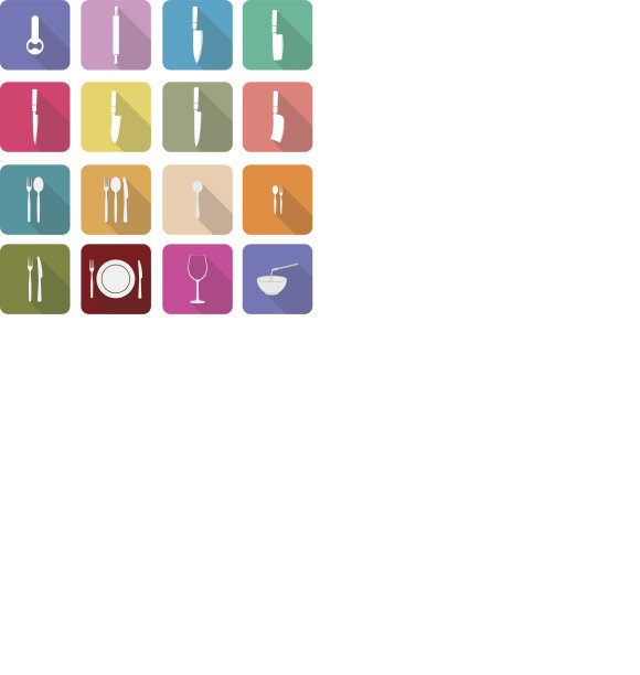 家用电器图标在平面设计集3图片下载