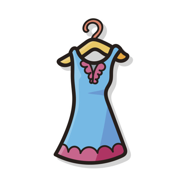 衣服颜色涂鸦图片下载