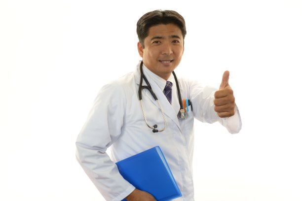 医生竖起大拇指图片下载