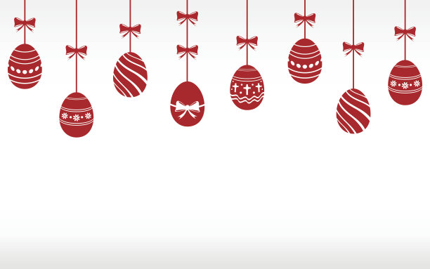 复活节挂饰背景图片下载