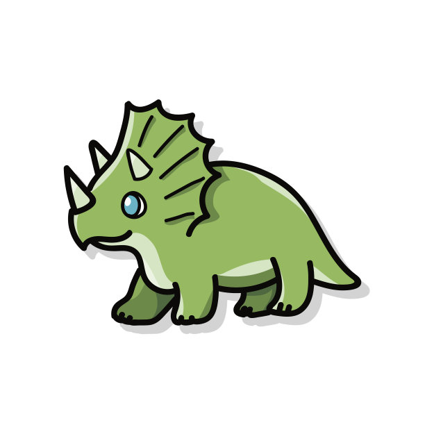 恐龙涂鸦图片下载