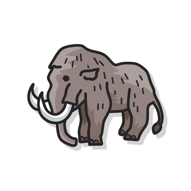 恐龙涂鸦素材图片